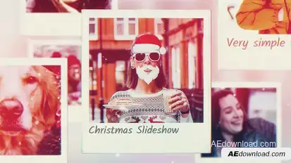 Christmas Photo Frames Slideshow Video Displays template preview