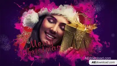 Christmas Photo Video Displays template preview