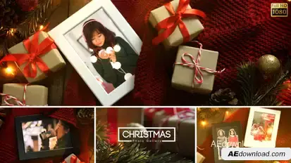 Christmas Photo Gallery Video Displays template preview