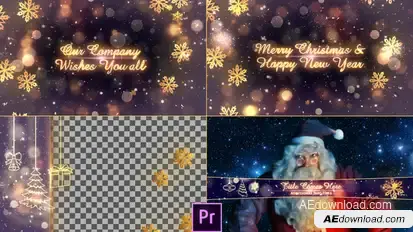 Christmas Promo Pack - Premiere Pro Video Displays template preview