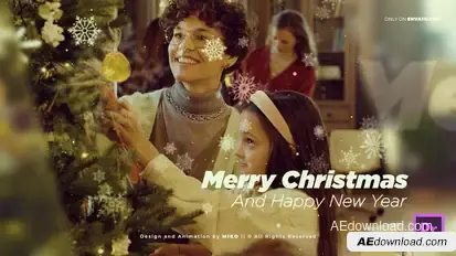 Christmas — Slideshow Video Displays template preview