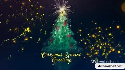 Christmas Special Greeting Video Displays template preview