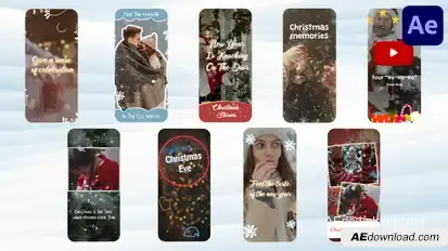 Christmas Stories | After Effects Video Displays template preview