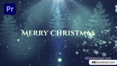 Christmas Wishes | Christmas Titles Premiere Pro template preview