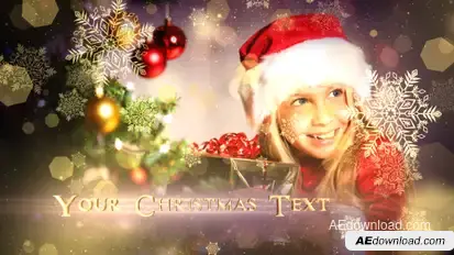 Christmas Wonders Promo Video Displays template preview