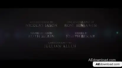 Cine Title V.1 Video Displays template preview