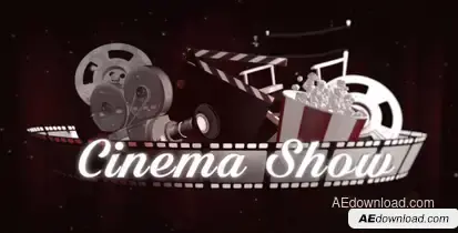 Cinema/Movie Broadcast Package Video Displays template preview