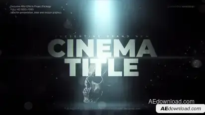 Cinema Trailer Video Displays template preview