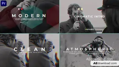 Cinematic Ambience Intro Premiere Pro template preview