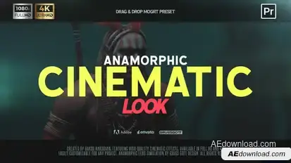 Cinematic Effect Premiere Pro template preview