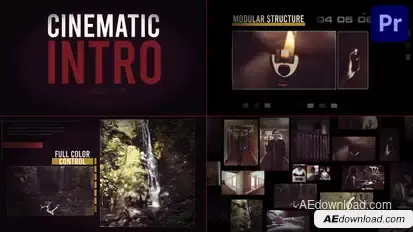 Cinematic Intro Slideshow for Premiere Pro Premiere Pro template preview