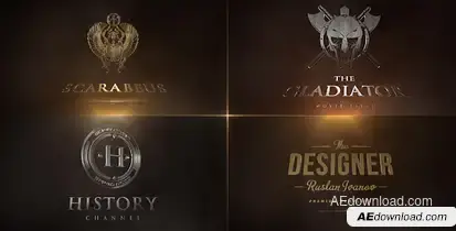 Cinematic Logo Reval Video Displays template preview
