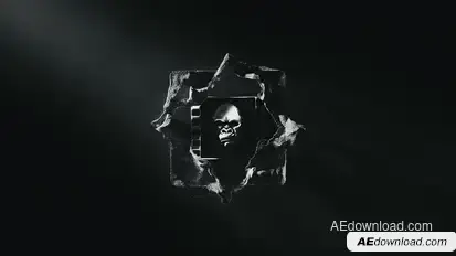 Cinematic Particles Logo Premiere Pro template preview