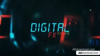 Cinematic Sci-Fi Titles Video Displays template preview