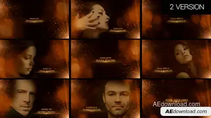 Cinematic Trailer Titles Video Displays template preview