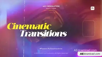 Cinematic Transitions | Premiere Pro Premiere Pro template preview