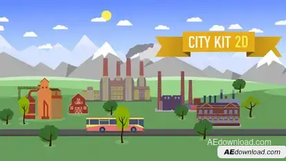 City Kit 2D Video Displays template preview