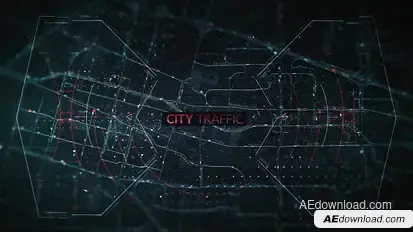 City Traffic Trailer Video Displays template preview