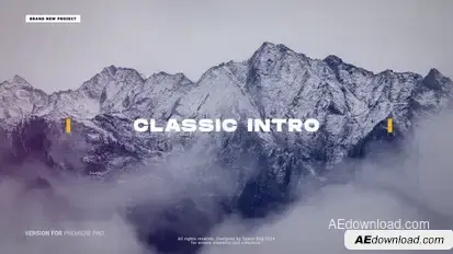 Classic Introduction | Premiere Pro Premiere Pro template preview