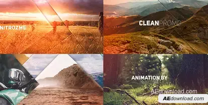 Clean Promo Video Displays template preview