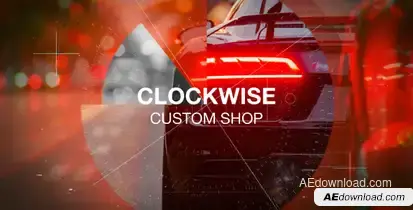 Clockwise Custom Shop Video Displays template preview