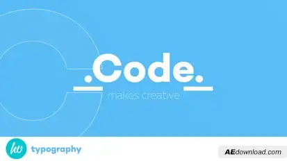 Code Typography Video Displays template preview
