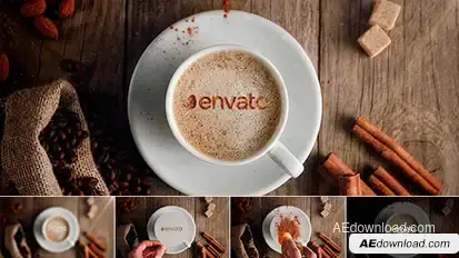 Coffee Opener Video Displays template preview