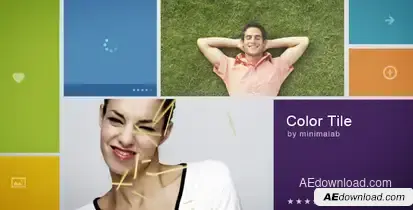 Color Tile Video Displays template preview