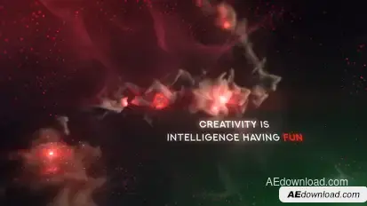Colorful Galaxy Titles Video Displays template preview
