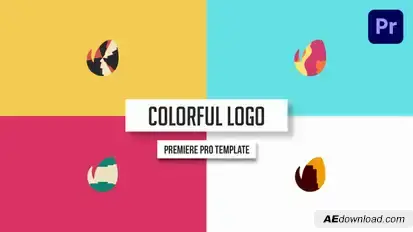 Colorful Logo Video Displays template preview