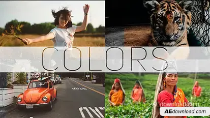 COLORS - Photo/Video Gallery Video Displays template preview