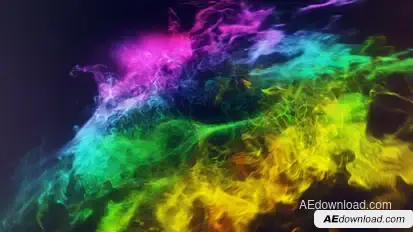 Colors Of Circles Logo Reveal Video Displays template preview