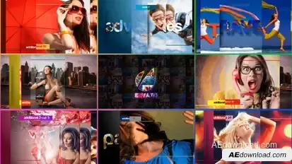 Colors Of Life - Slideshow Video Displays template preview