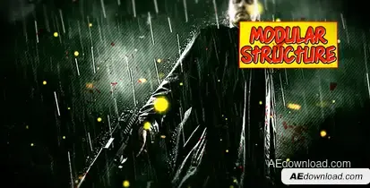 Comic Story Video Displays template preview