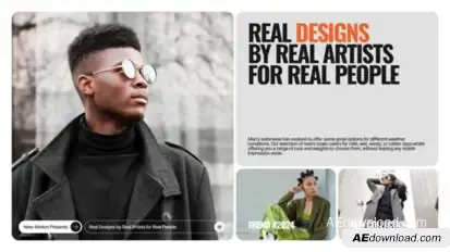 Commercial Multiscreen Slideshow Premiere Pro template preview