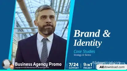 Company Promo Video Displays template preview