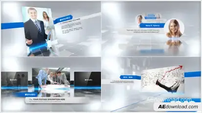 Complete Corporate Presentation Video Video Displays template preview