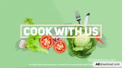Cook With Us - Cooking TV Show Package Video Displays template preview