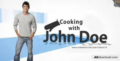 Cooking Intro - Tv Show Video Displays template preview