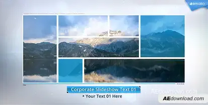 Corporate - Dynamic Slideshow Video Displays template preview