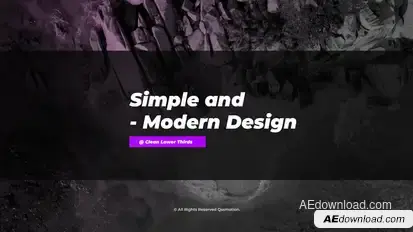 Corporate and Minimal Lower Thirds Video Displays template preview