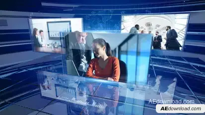 Corporate Displays Video Displays template preview