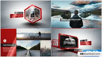 Corporate Profile Video Video Displays template preview