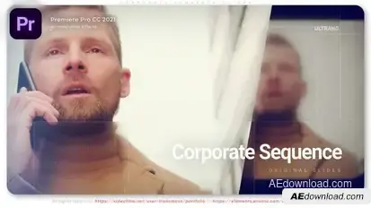 Corporate Sequence Premiere Pro template preview