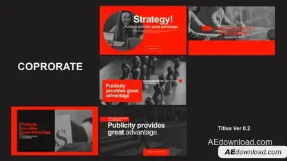 Corporate Titles 0.2 Premiere Pro template preview