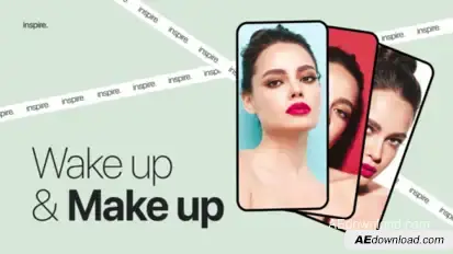 Cosmetic Fashion Promo Premiere Pro template preview
