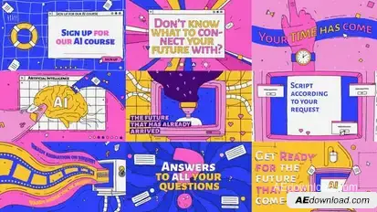 Course Promotion Premiere Pro template preview