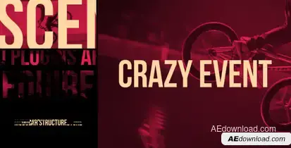 Crazy Event Video Displays template preview