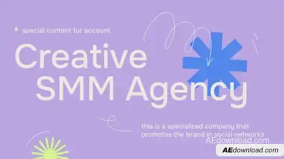 Creative Agency Promo Premiere Pro template preview