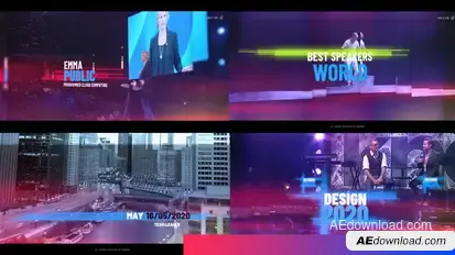 Creative  Opener Promo Event Video Displays template preview